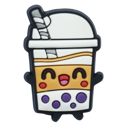 Blackcurrent bubble tea shoe charm BC