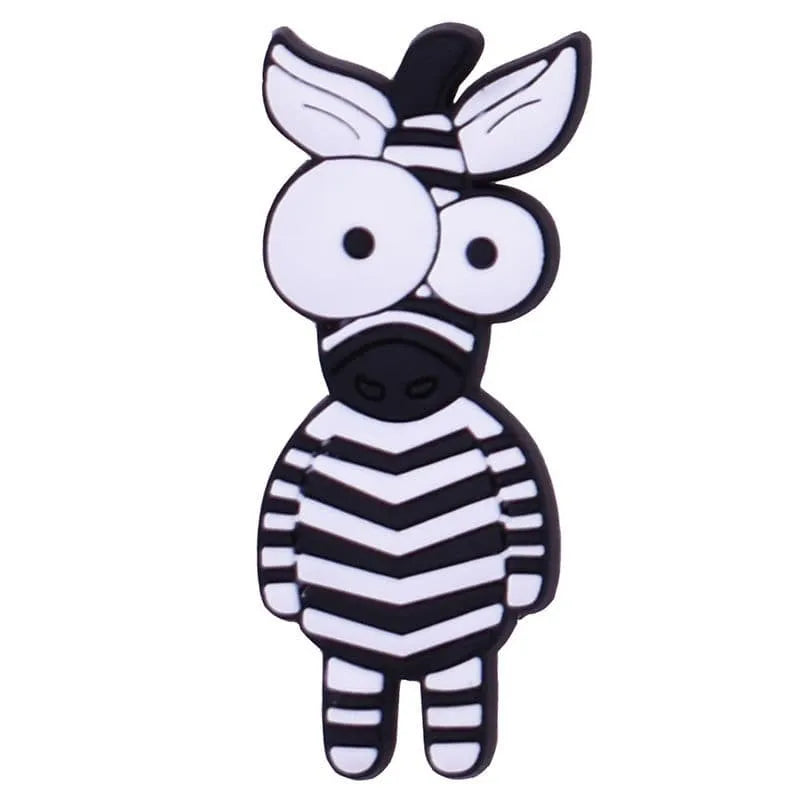 Ice Age Marty zebra styleized shoe charm BC