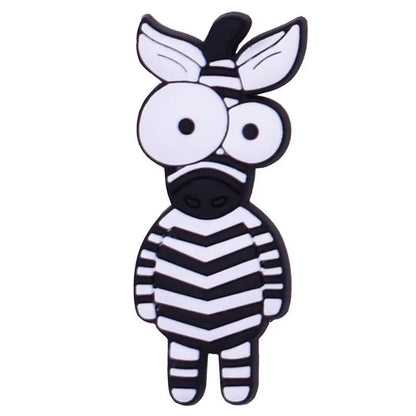 Ice Age Marty zebra styleized shoe charm BC
