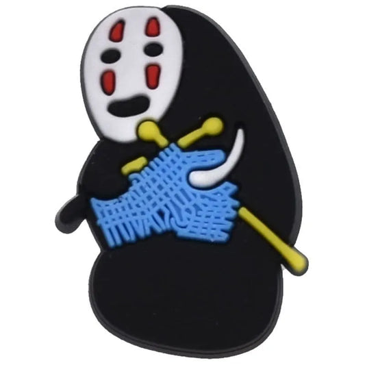 No-Face blue glove shoe charm BC