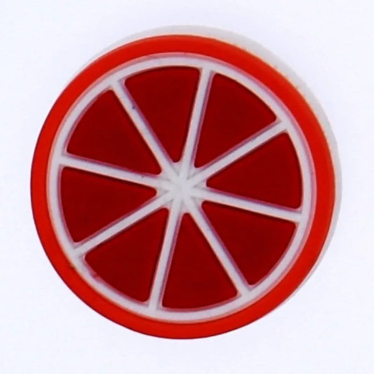 Orange slice shoe charm BC