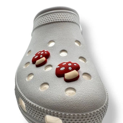 Red mushroom shoe charm BC