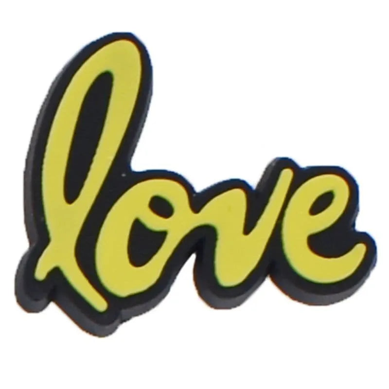love yellow shoe charm BC