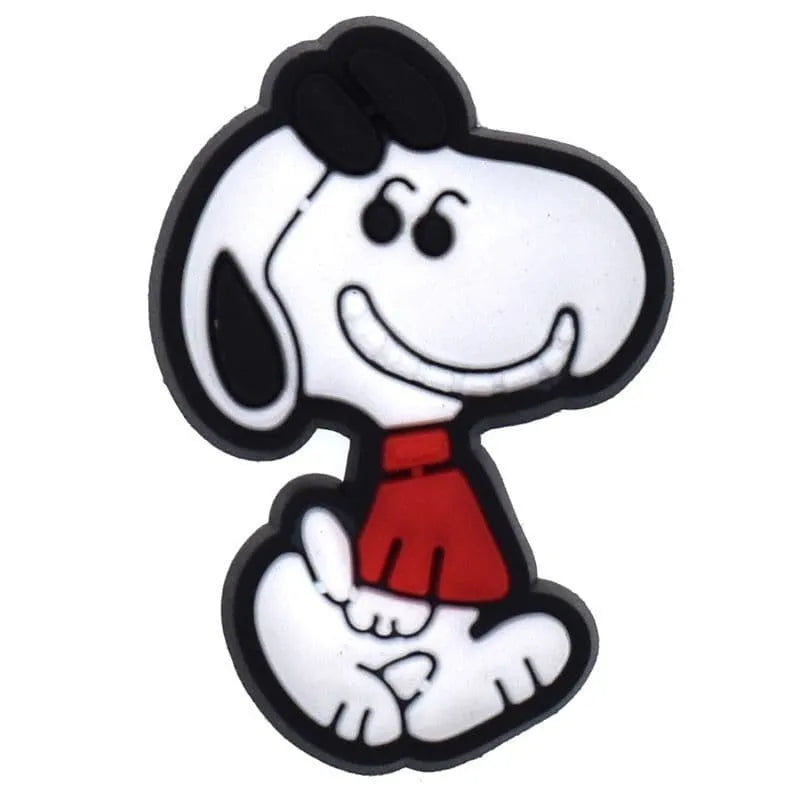 Red sweater Snoopy shoe charm BC