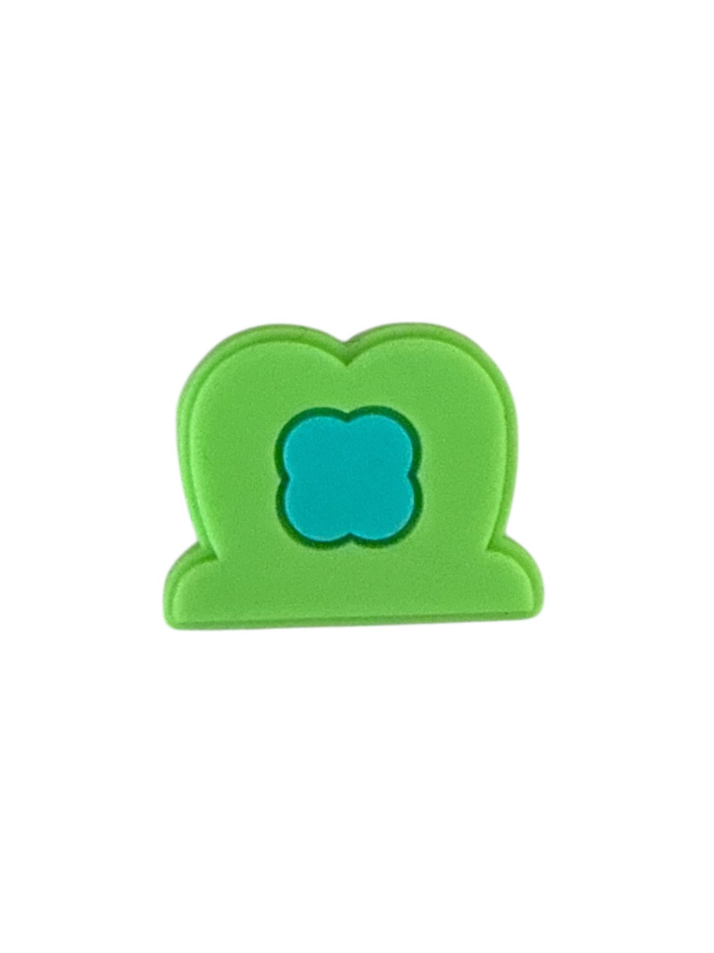 Green four-leaf clover top hat shoe charm for Crocs cereal lucky retro clog charm compatible with all clog-style footwear UK