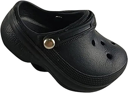 Shoe charm- Mini Croc black MC-05 postage free included