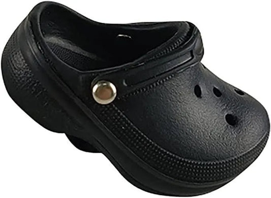 Shoe charm- Mini Croc black MC-05 postage free included