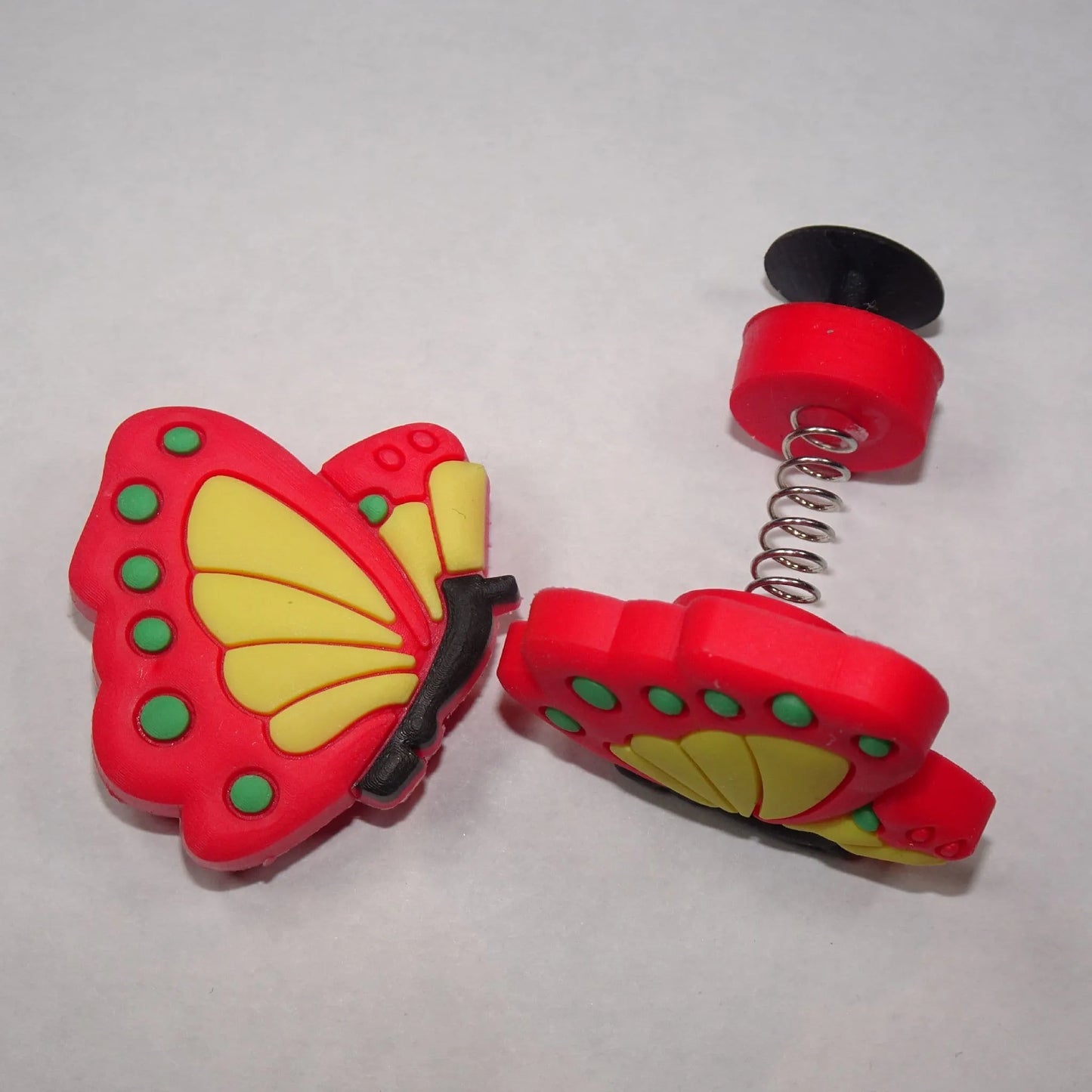 Spring shoe charm - Red butterfly SP05