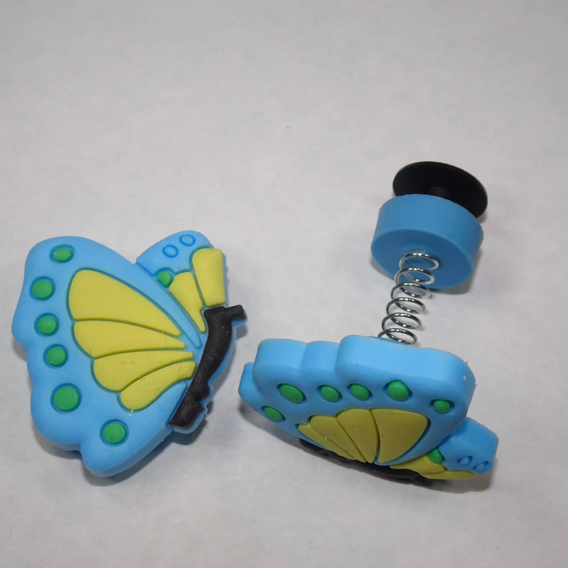 Spring shoe charm - Blue butterfly SP06