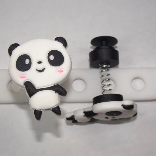 Spring shoe charm - Waving Panda SP30