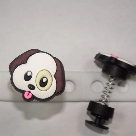 Spring shoe charm - Patch eye puppy SP31