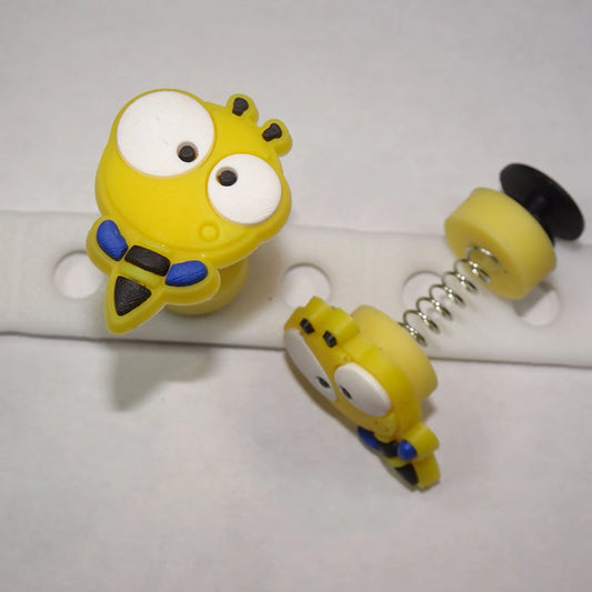 Spring shoe charm - Yellow bumble bee SP34