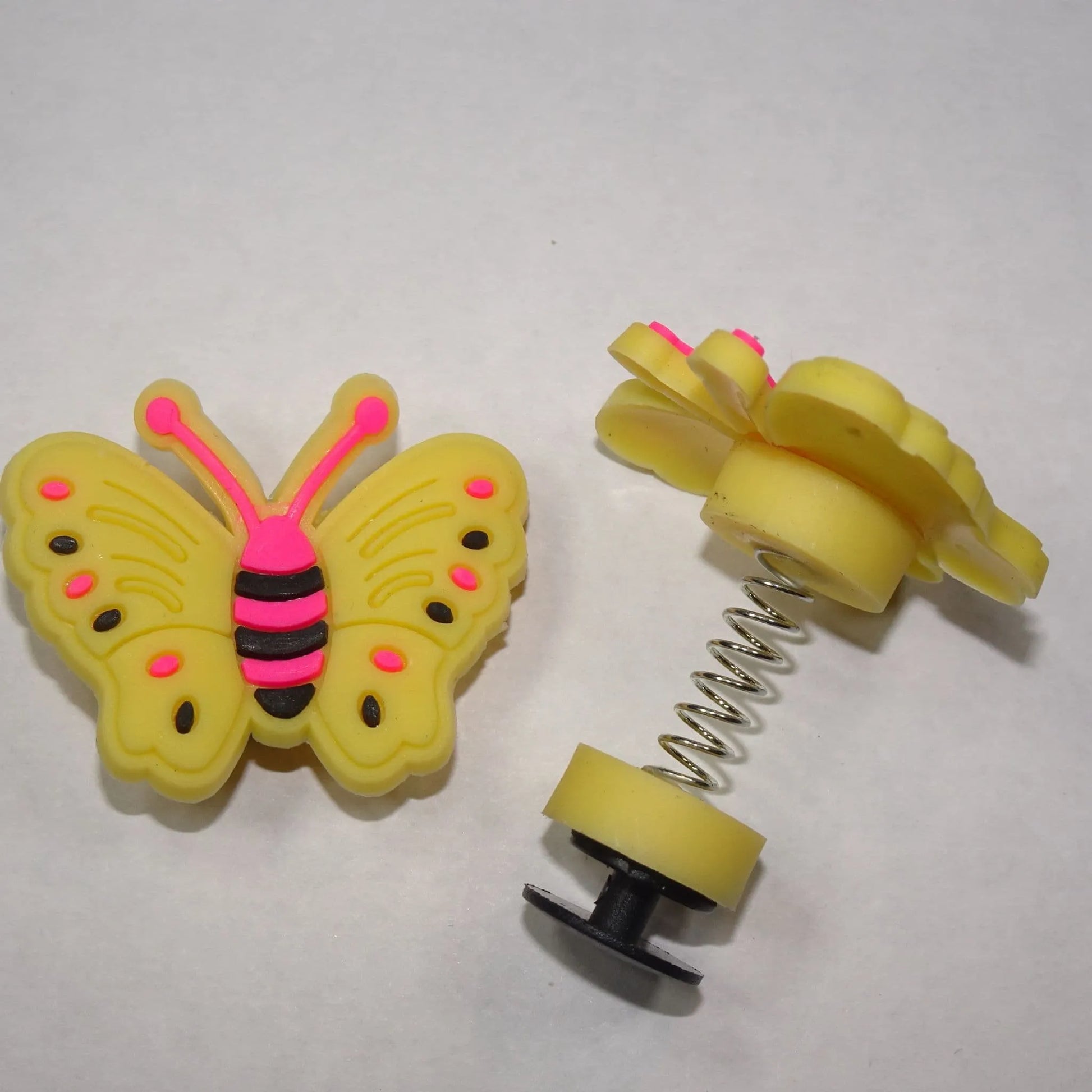 Spring shoe charm - Yellow butterfly SP36