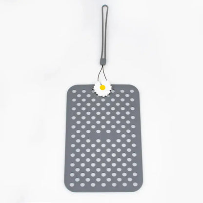 Display pad - Silicone panel Grey portable, roll up, wall display,