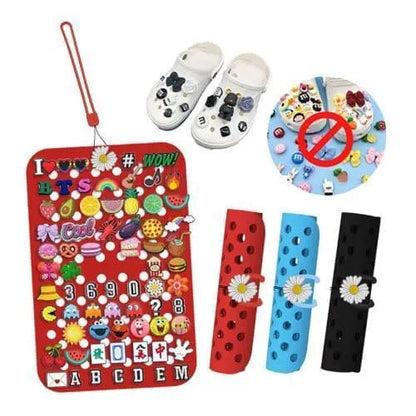 Display pad - Silicone panel Red portable, roll up, wall display,